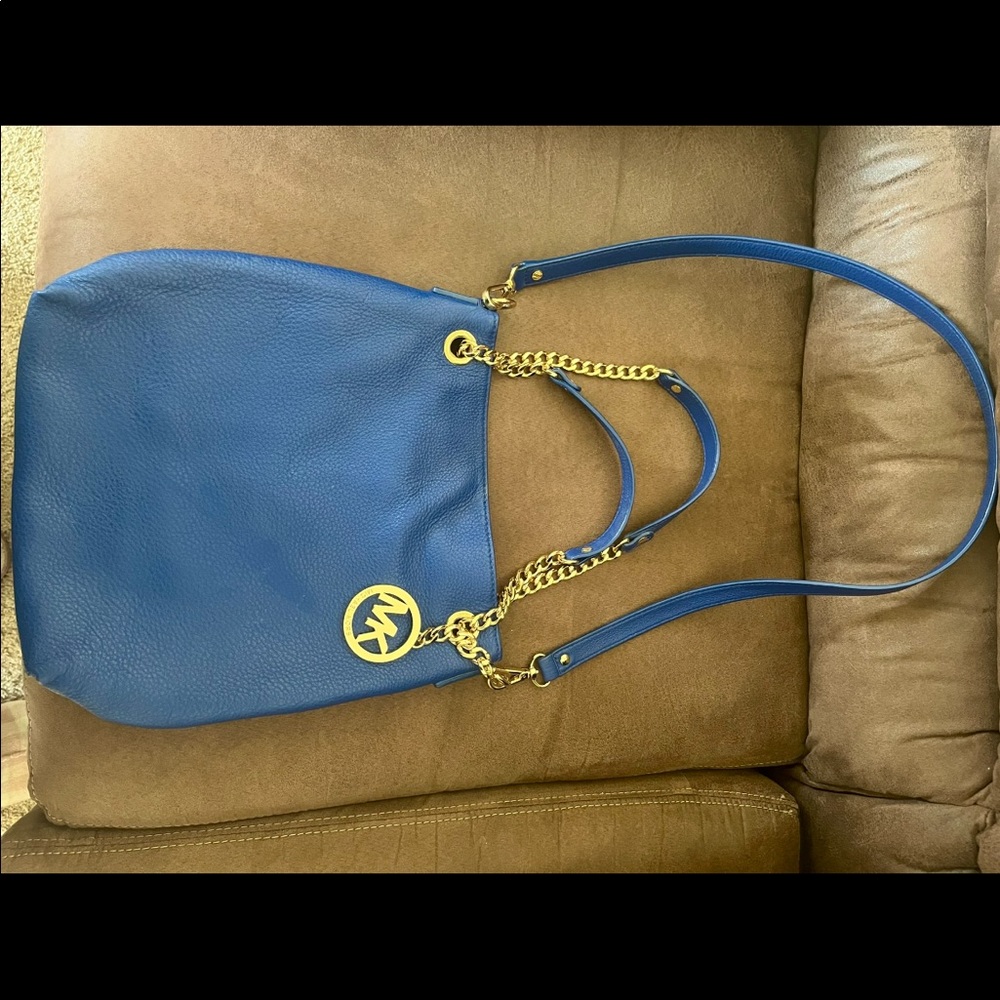Michael Kors Blue Shoulder Bag - Never Used